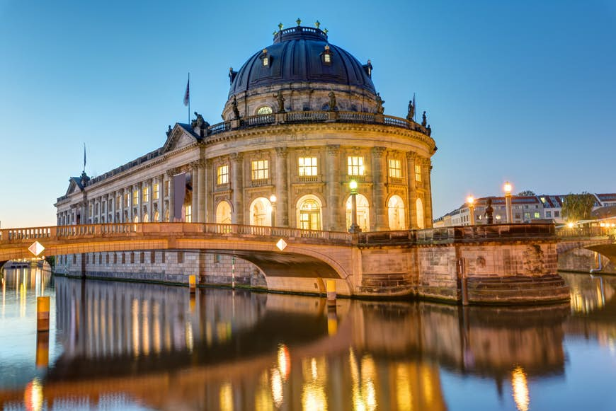 The Bode-Museum at the Museum Island in Berlin at dawn