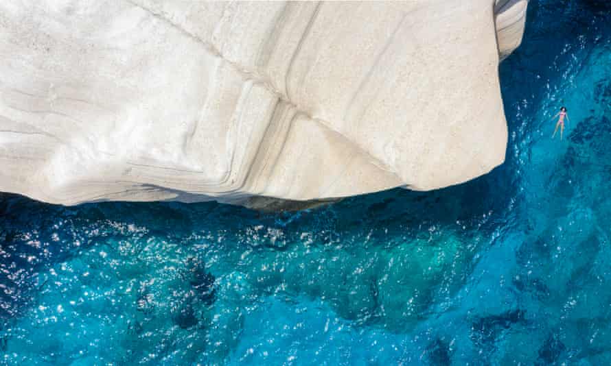 Sarakiniko Beach at Milos island