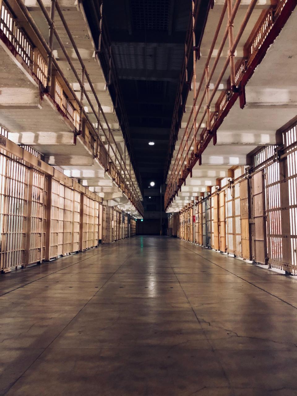 Alcatraz prison cells
