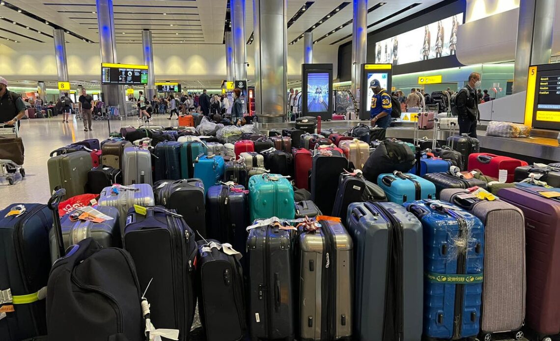 Heathrow passengers complain of smell from luggage left for up to 10 days
