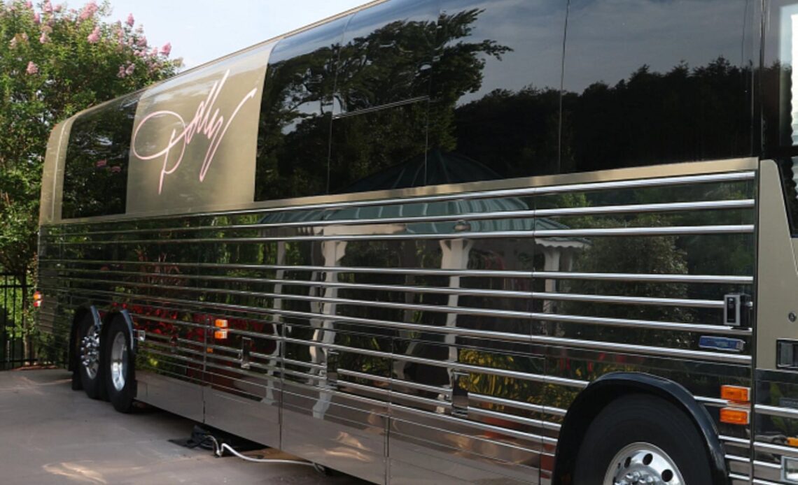 You can now stay on Dolly Parton’s tour bus - complete with hot pink decor and wig cabinet