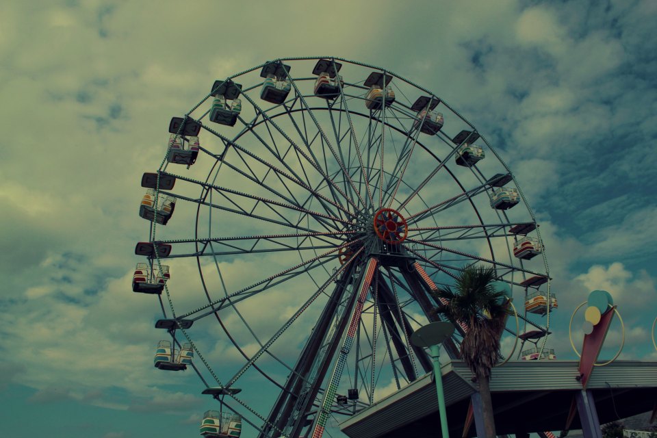 The "Big Easy" ferris wheel.   New Orleans East, Louisiana