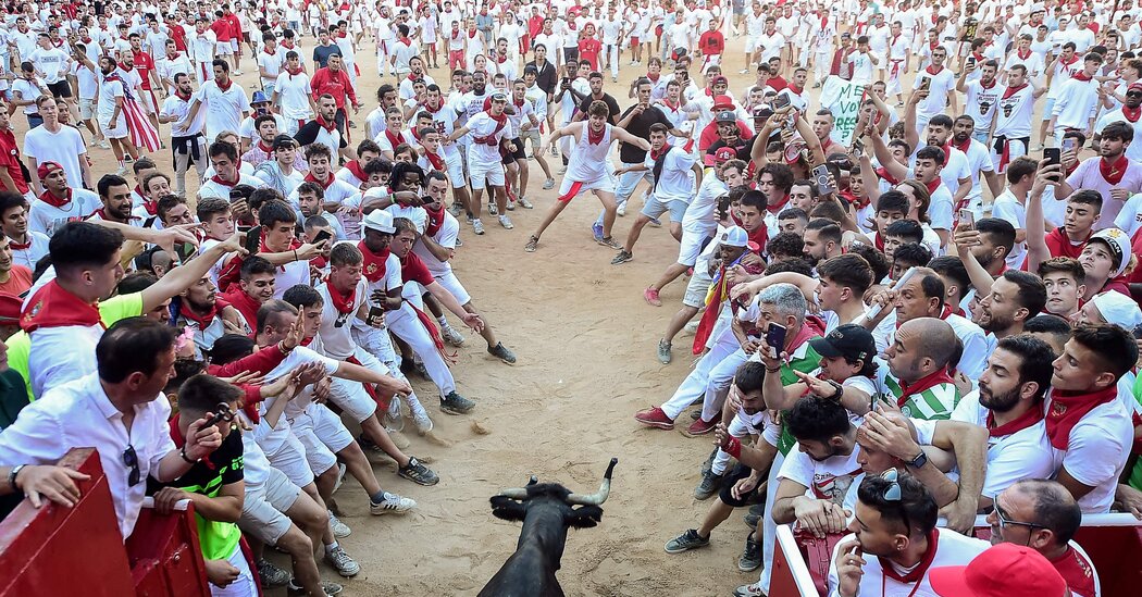 After a Pandemic Hiatus, the Bulls Are Running Again in Pamplona