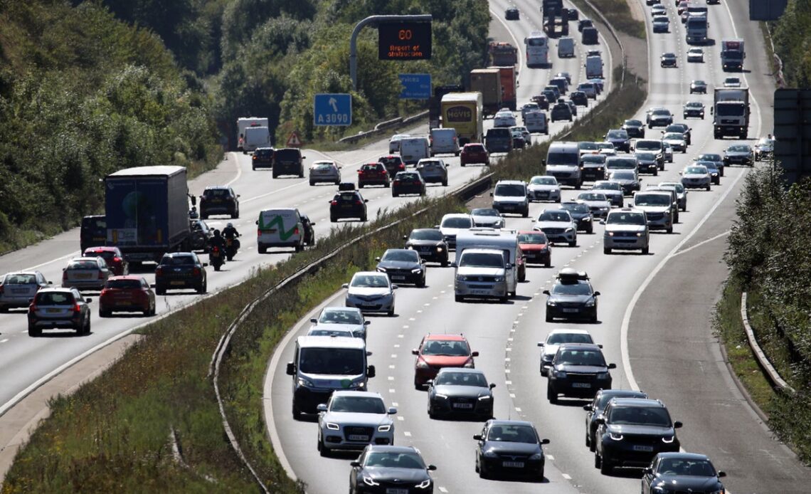 Busiest summer holiday getaway for years expected on Britain’s roads this weekend