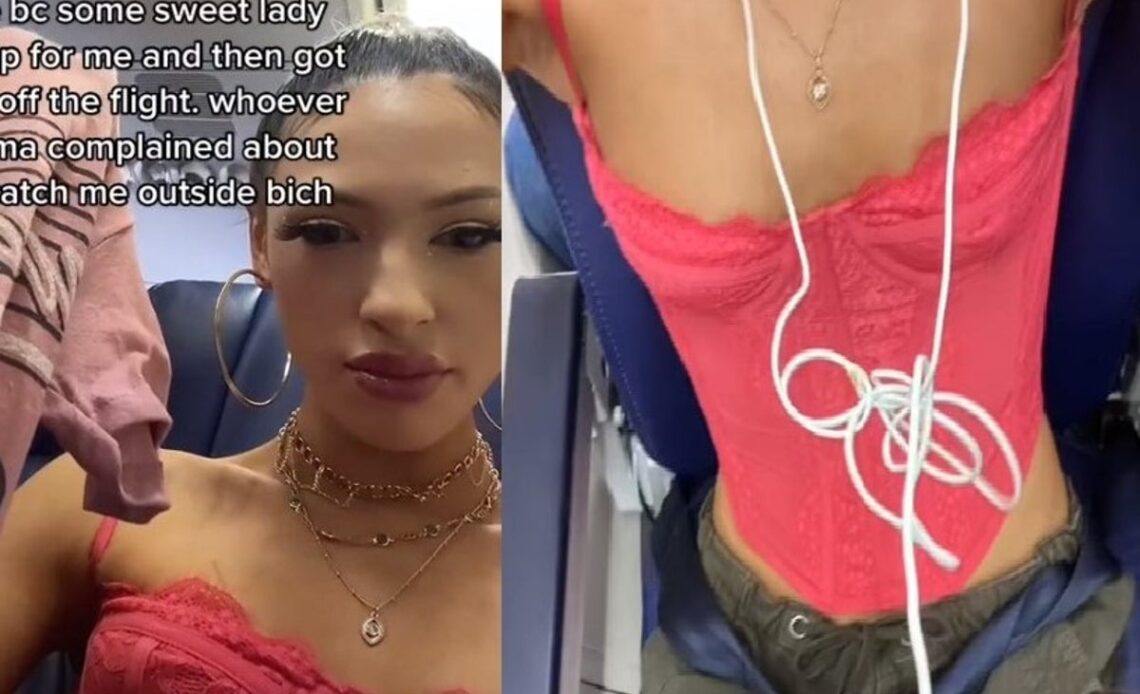 TikTok star ‘slut shamed’ for outfit on flight