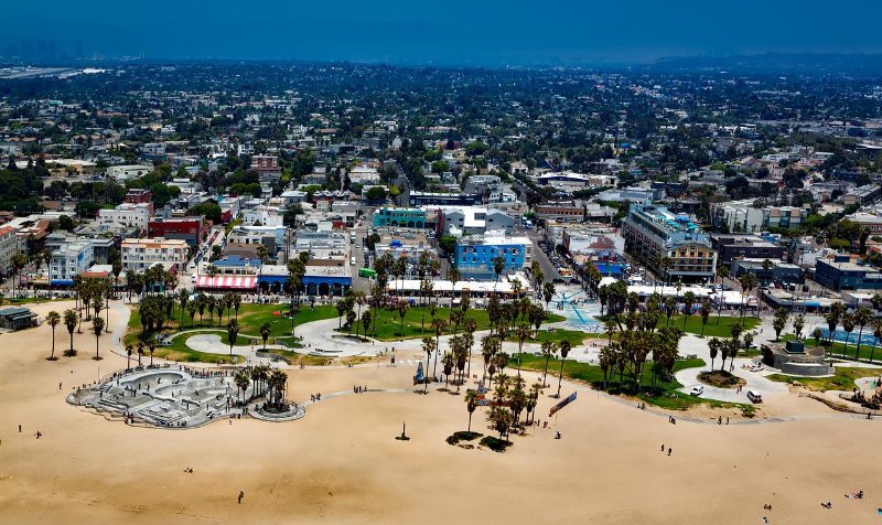 Venice Beach Aerial View