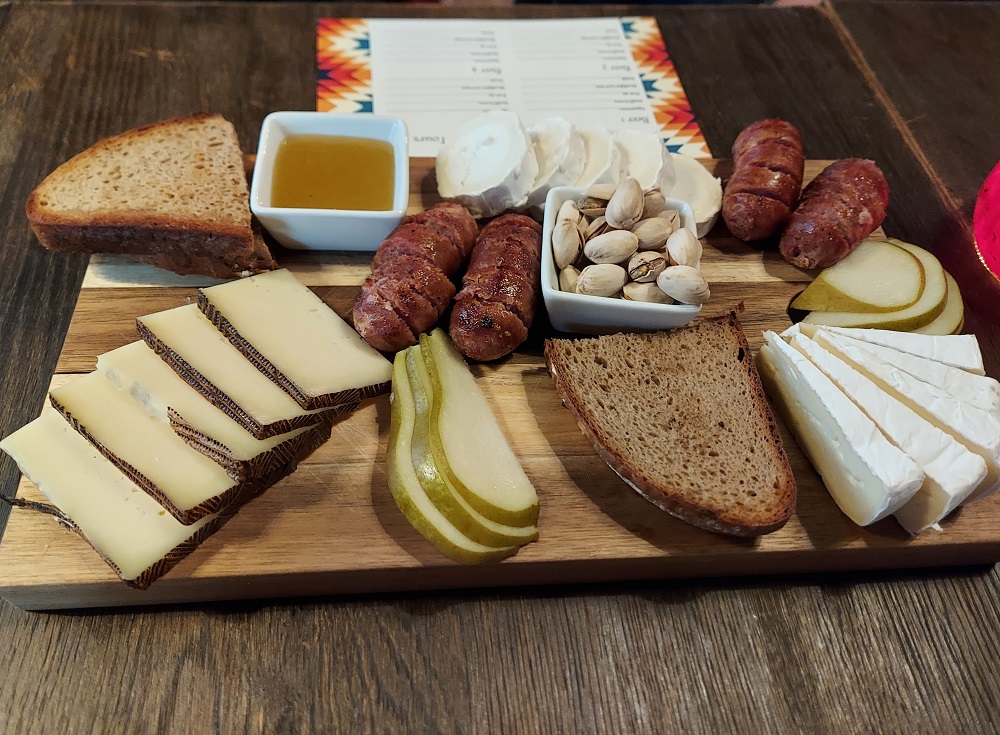 Some snack to accompany the craft beer tasting