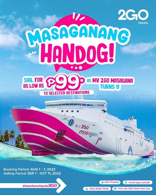 2Go MV Masagana Sea Sale