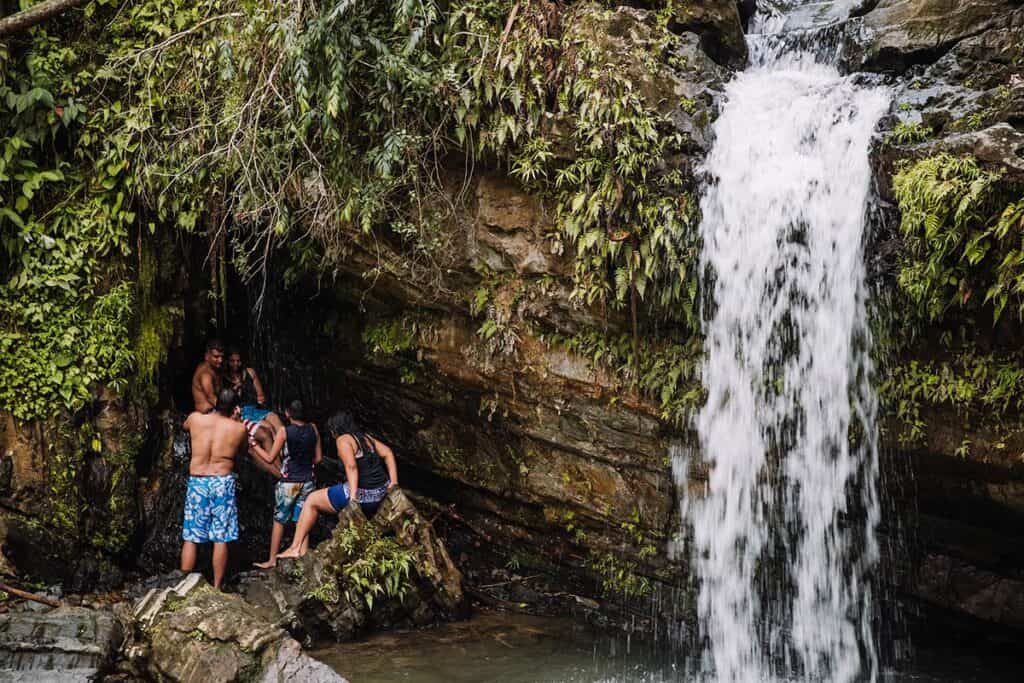 el yunque rainforest waterfall water experiences in puerto rico packing list