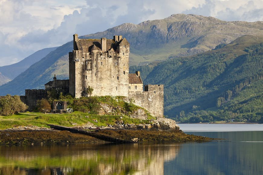 Eilean Donan Castle and Loch Duich, Dornie, Scotland, United Kingdom