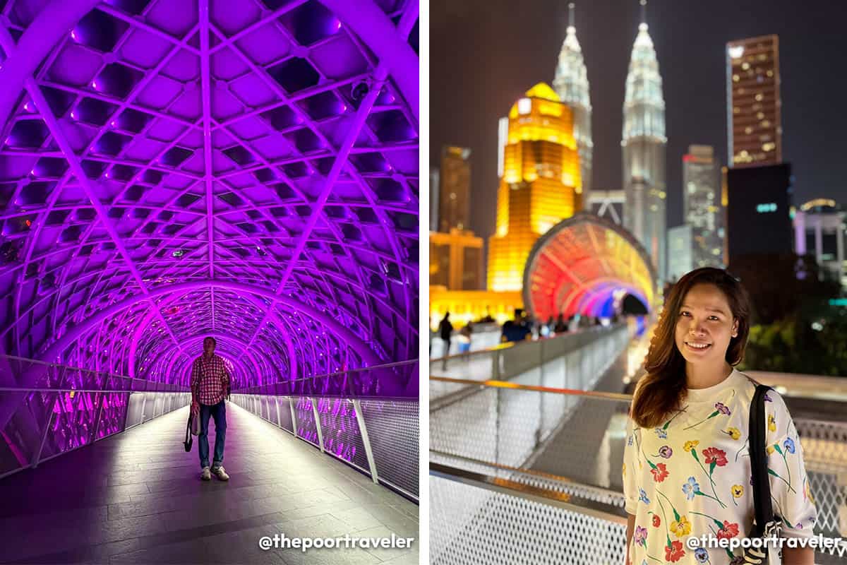 Saloma Bridge in Kuala Lumpur