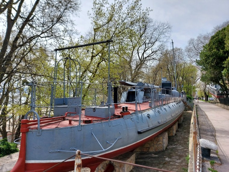 Part of the Naval Museum in the Sea Garden of Varna, Bulgaria