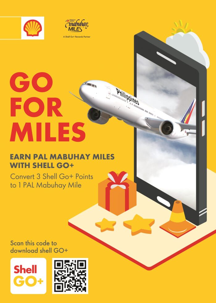 Go for Miles, Earn PAL Mabuhay Miles with Shell GO+