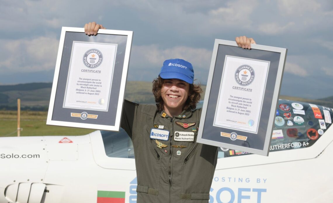 17-year-old becomes youngest person to complete solo round-the-world flight
