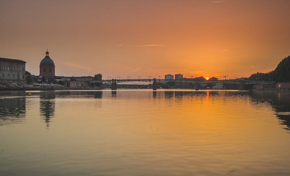 places to visit in the south of france city at sunset