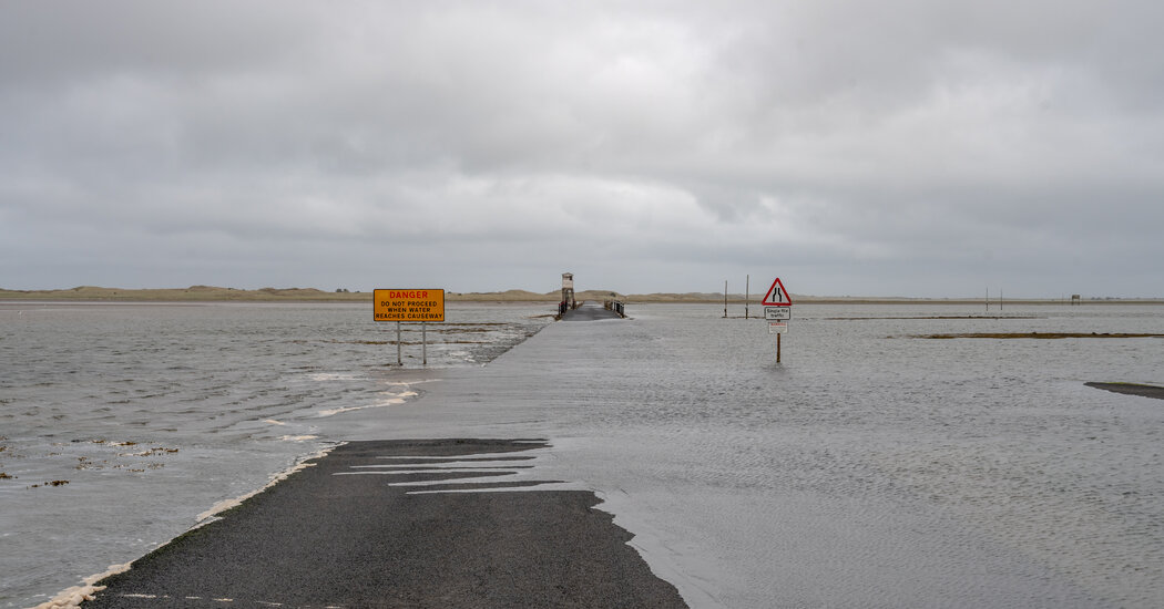 A Holy British Island, Where the Reckless Try to Outrace the Tide