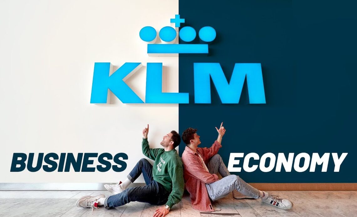 BUSINESS CLASS FOR JUST £136! KLM Business vs Economy Flight Comparison