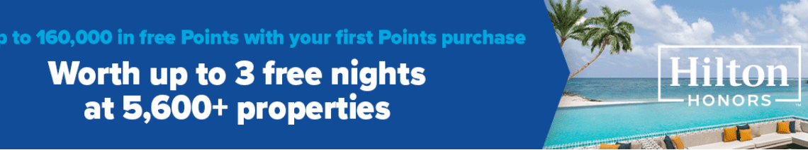 Buy Hilton Honors Points with a 100% Bonus