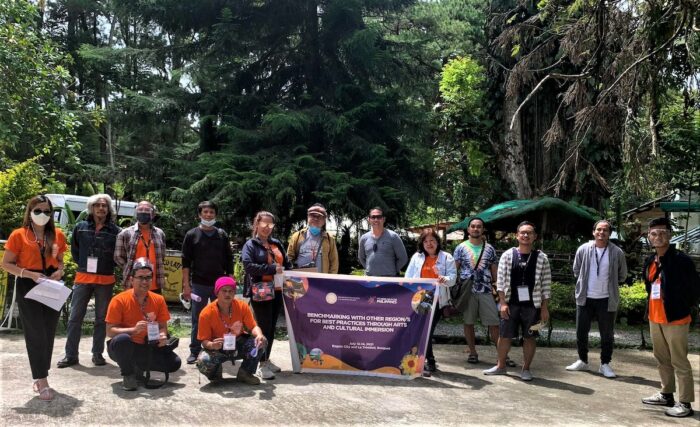 Calabarzon artists with DOT officers in Baguio last year