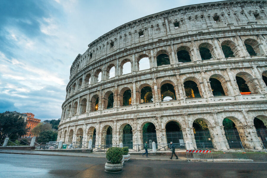 Visiting the Colosseum in Rome