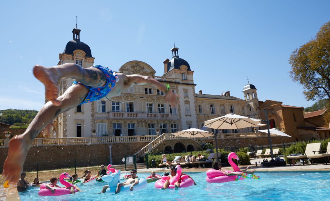 Here's what a house party in a French Château looks like...