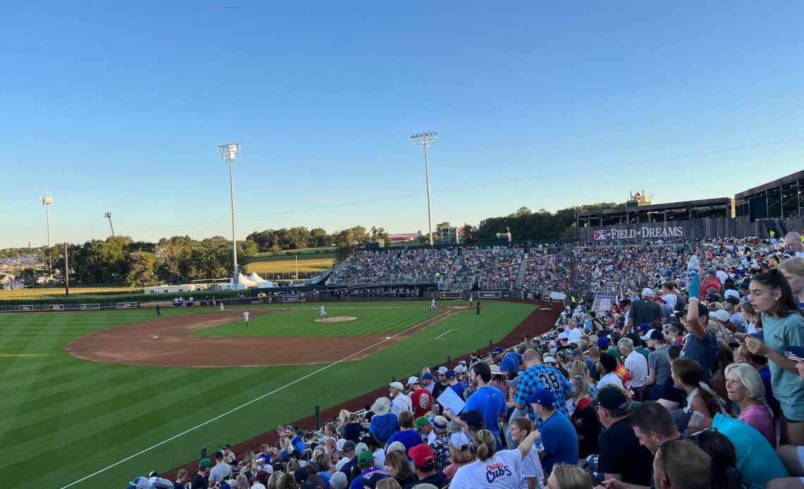 Here's what the Field of Dreams game in Iowa was like