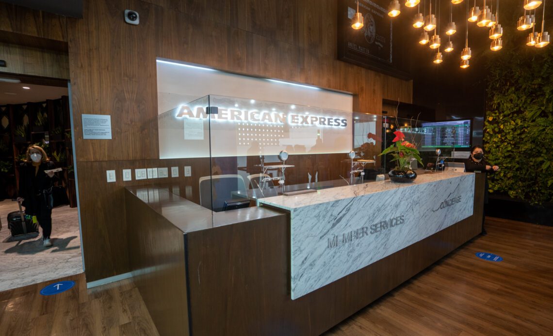 Centurion Lounge Mexico City – Front desk