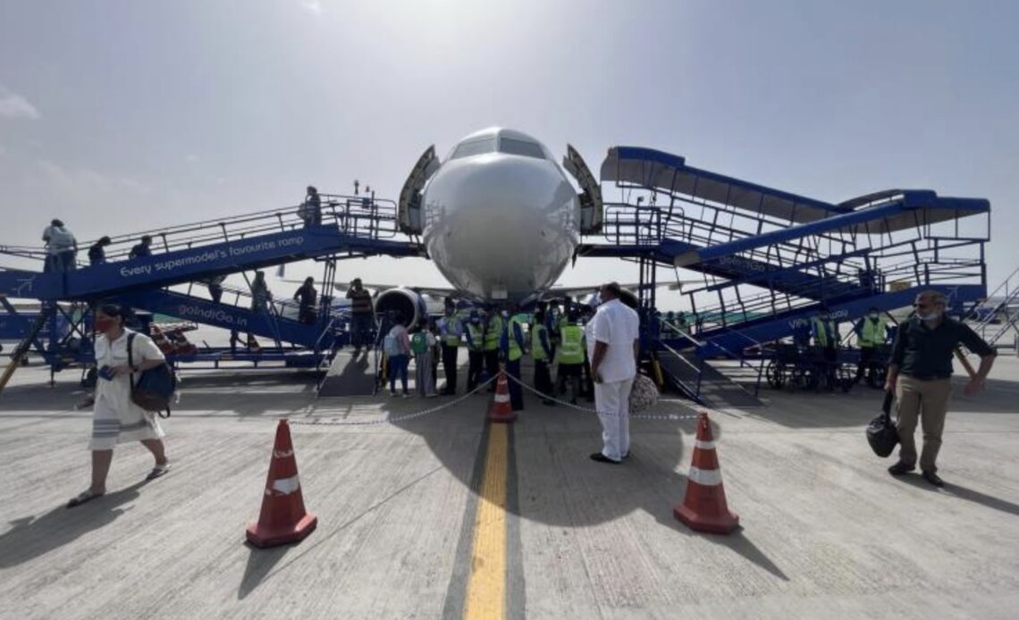 India-based airline to use three doors for deplaning