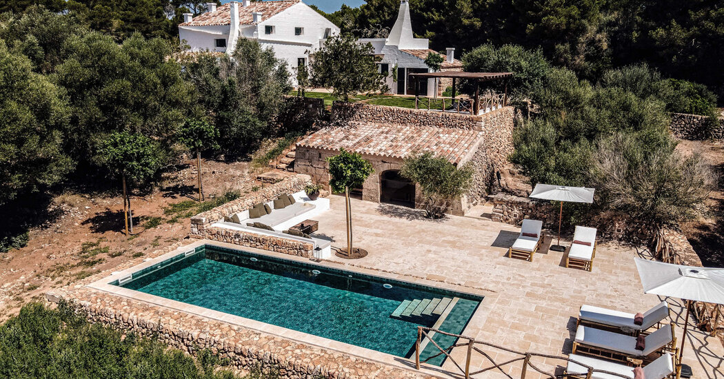 On Minorca, a Remote Farmhouse Revived as an Upscale Estate