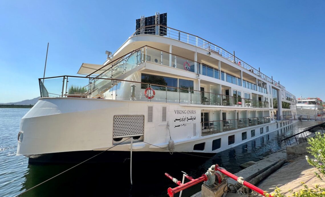 River cruise giant Viking unveils a stylish new vessel on the Nile