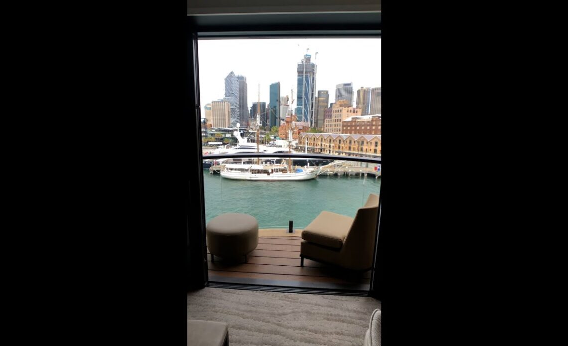 Room tour at the Park Hyatt Sydney! #shorts