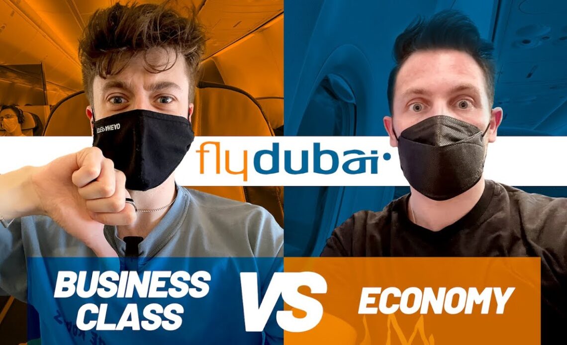 SEAT SWAP NIGHTMARE! FlyDubai Business Class vs Economy comparison