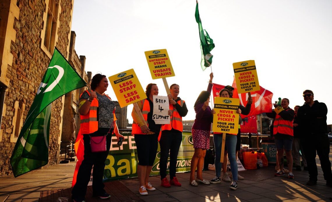 Train strike today - live updates: Nationwide walkout begins with only one fifth of services running