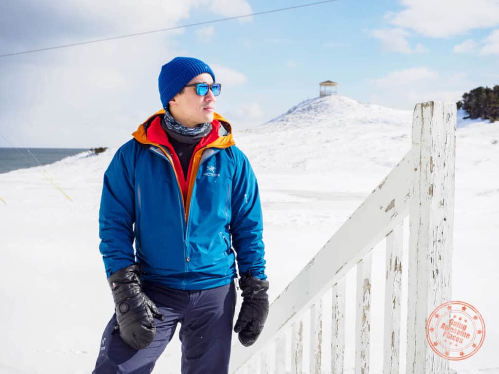 cold weather packing list and what travel looks like below freezing in the winter on magdalen islands