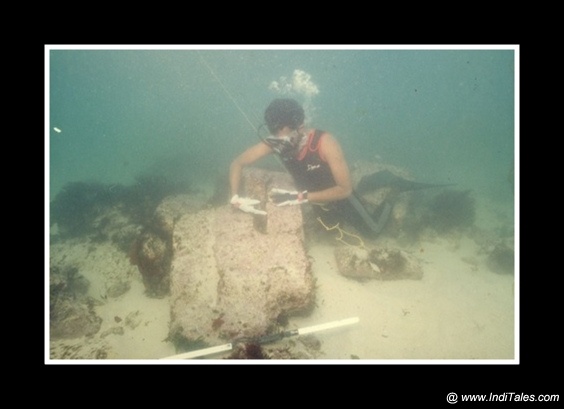 Underwater Archaeology excavations at Dwarka