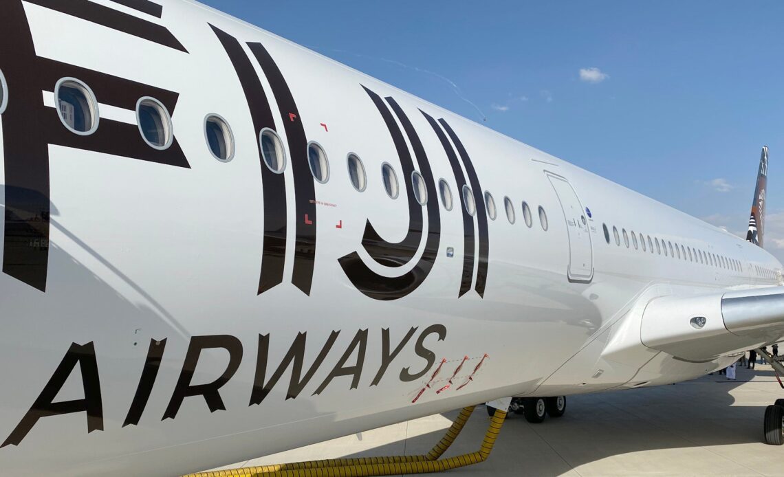 Widespread business class space to Down Under on Fiji Airways