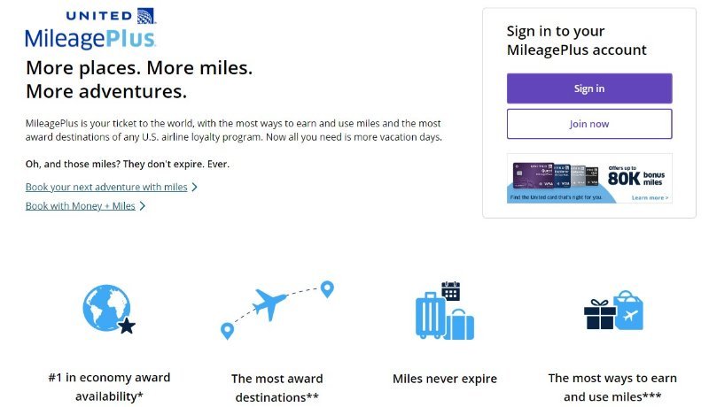 United Airlines MileagePlus Program