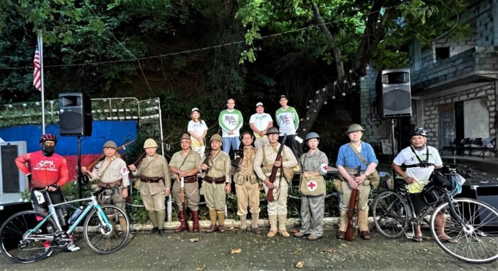 Ride for Valor at Death March Km 0 in Mariveles, Bataan