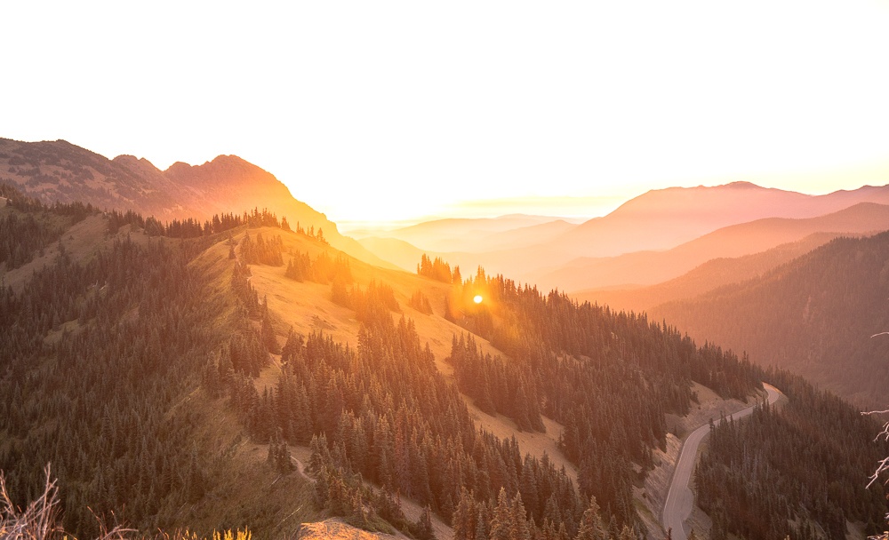 olympic national park sunrise view point