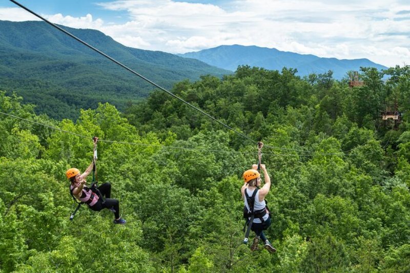 Mountaintop Zipline Activity