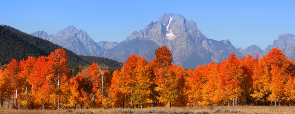 Grand Tetons national mountain range