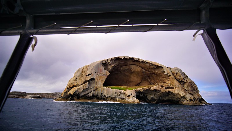 cleft island on the boat