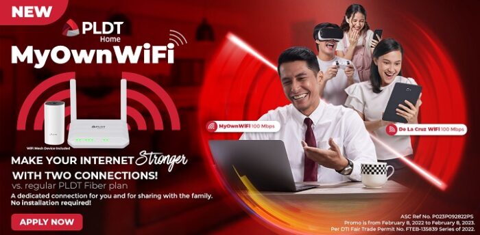 PLDT dedicated WiFi 