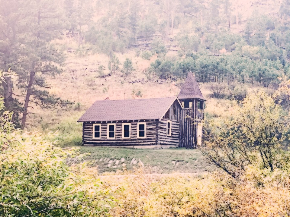 the little church at Mystic, SD