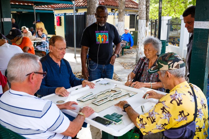 people sitting at a table