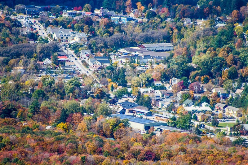 view of a town