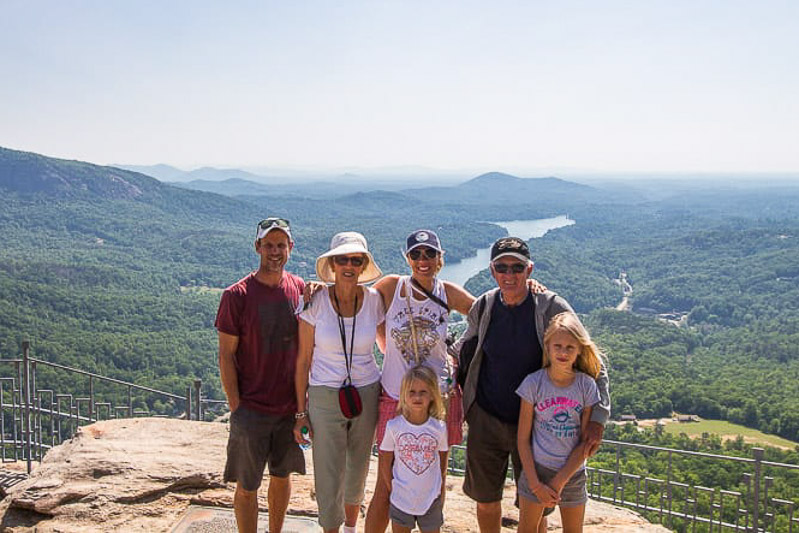 chimney rock hike