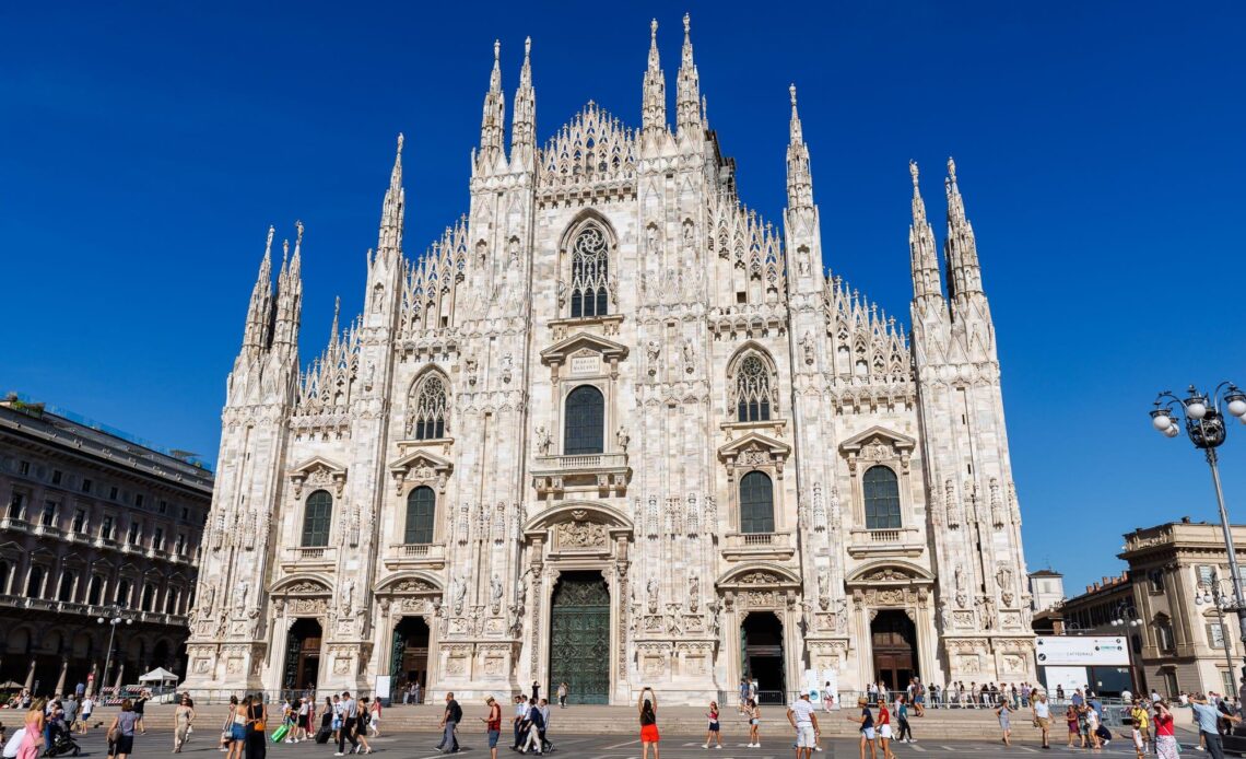 2 Days in Milan - Milan Duomo Exterior