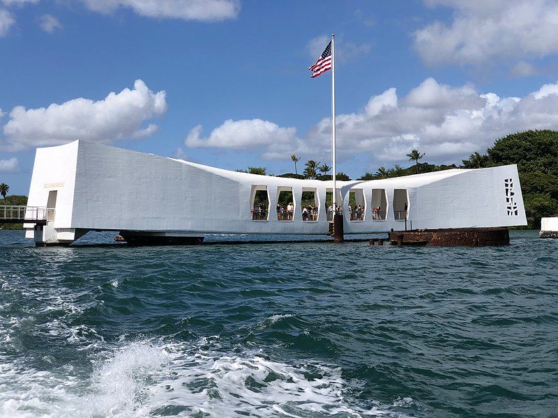 USS Arizona Memorial at Pearl Harbor