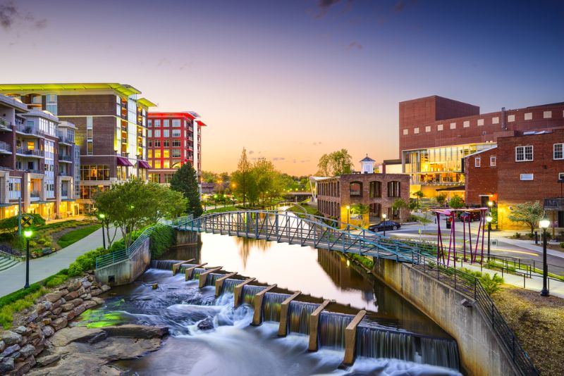 Greenville, South Carolina town Landscape